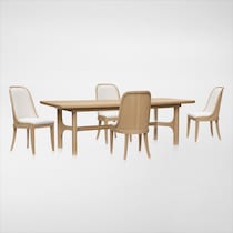 santa monica dining light brown  pc dining room web   