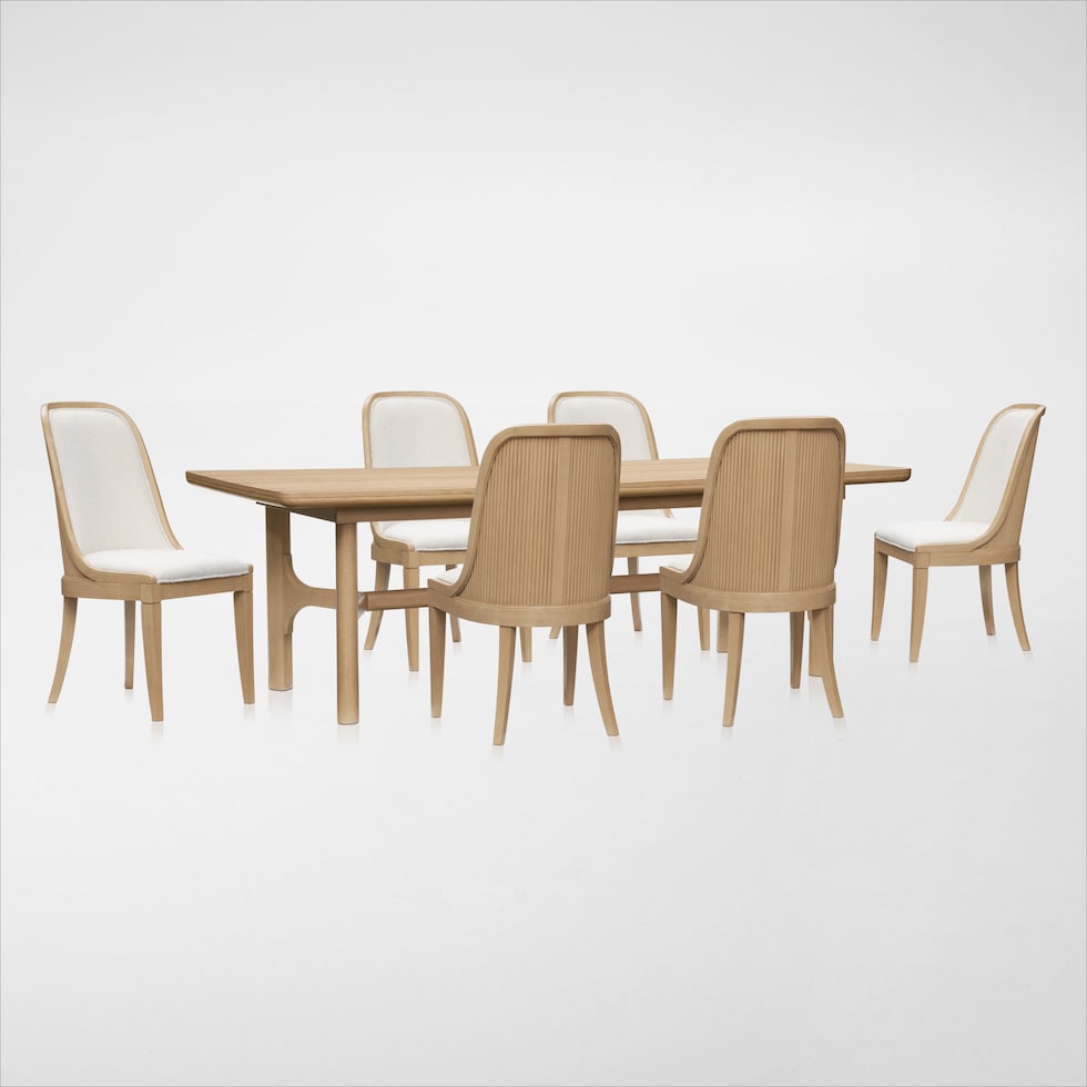 santa monica dining light brown  pc dining room web   