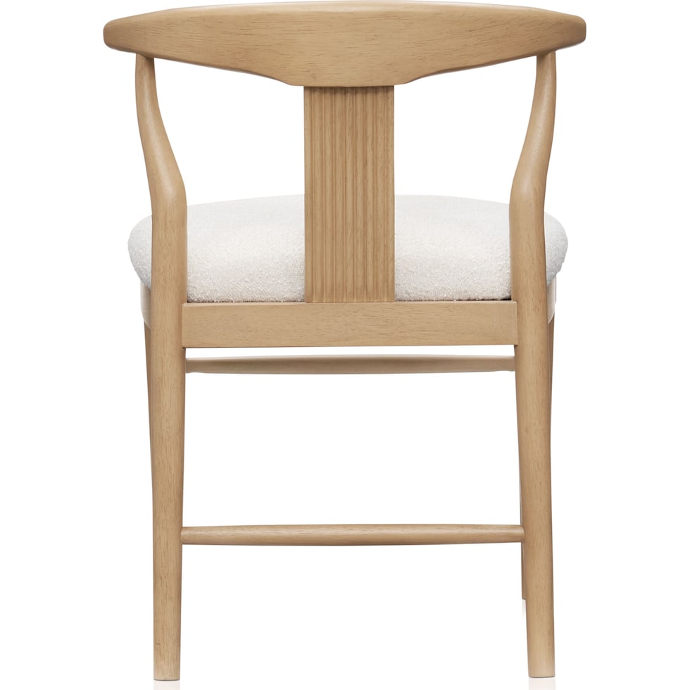 santa monica dining light brown dining chair   