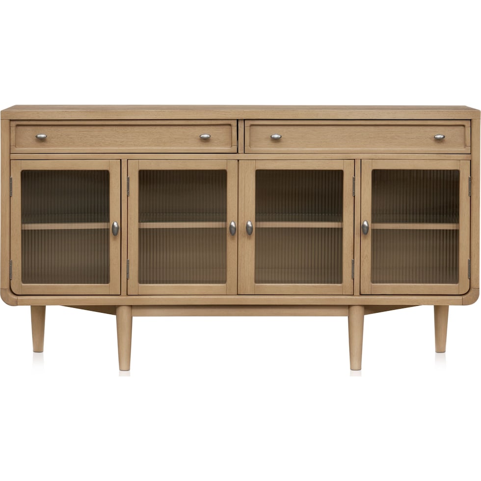 santa monica dining light brown server   