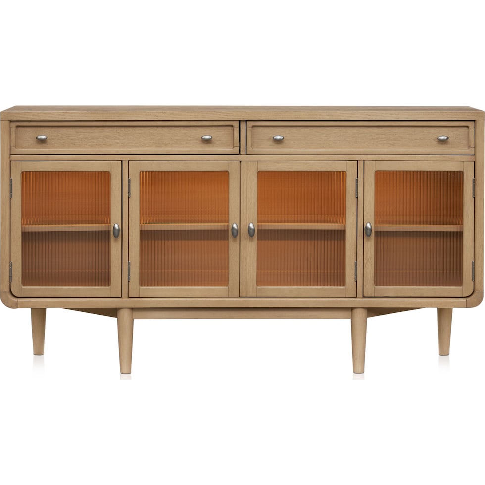 santa monica dining light brown server   