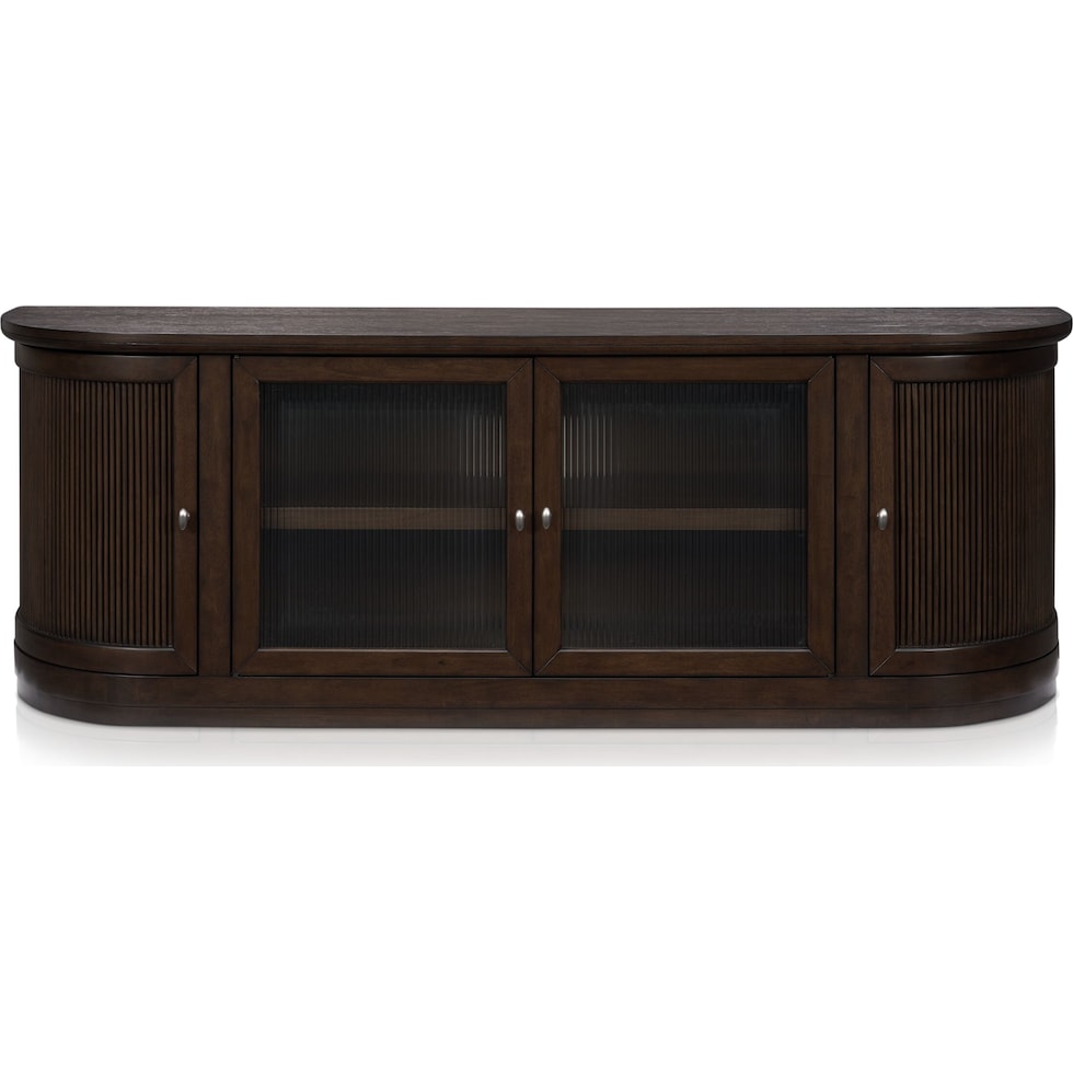 santa monica occasional dark brown tv stand   