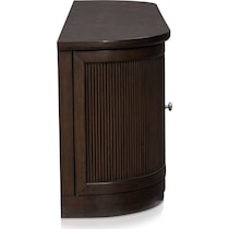 santa monica occasional dark brown tv stand   