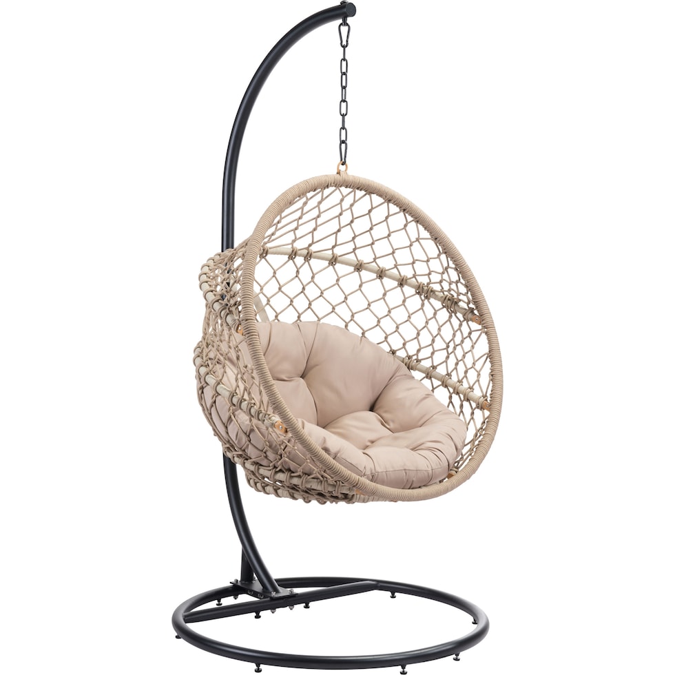 santa monica light brown outdoor chair   