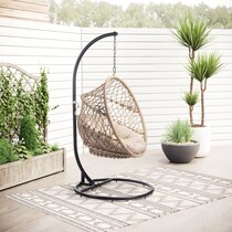santa monica light brown outdoor chair   