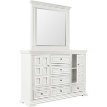santa rosa white  pc queen bedroom   