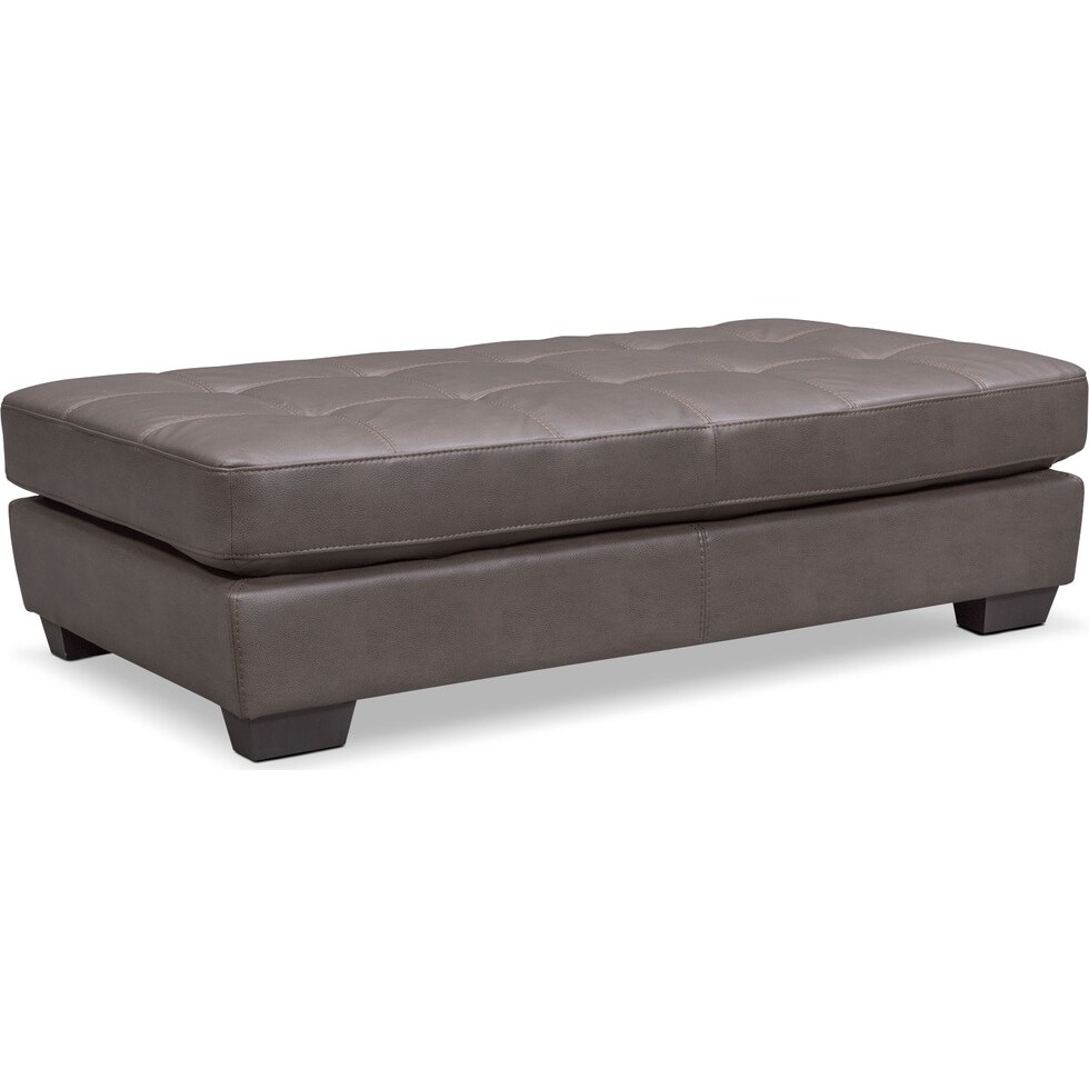 santana gray gray cocktail ottoman   