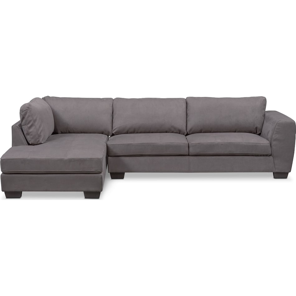 Santana 2Piece Sectional with Chaise Value City Furniture