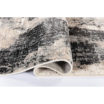 santi brown cream black area rug  x    