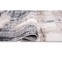 santi brown cream black area rug  x    
