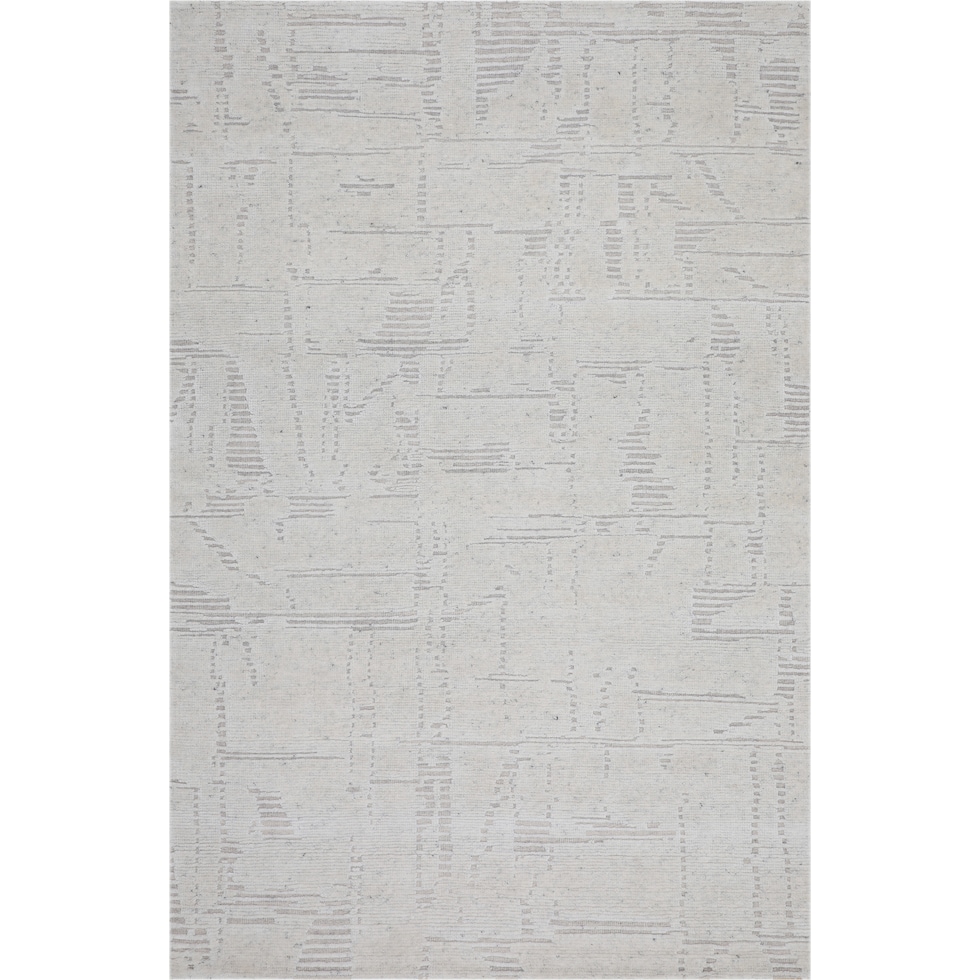 santorini white area rug  x    