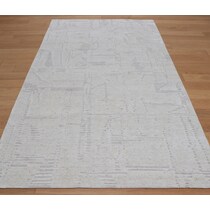 santorini white area rug  x    