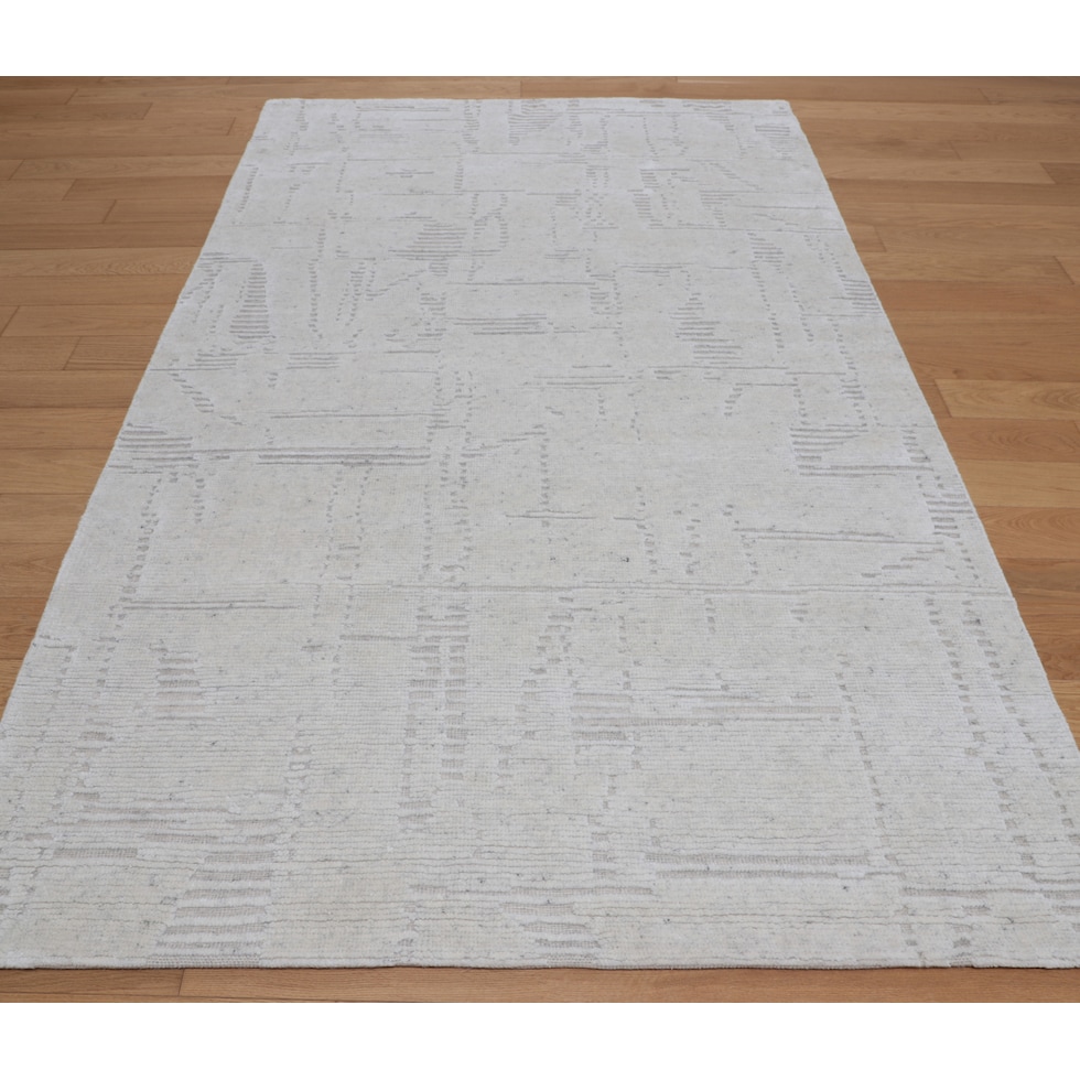 santorini white area rug  x    
