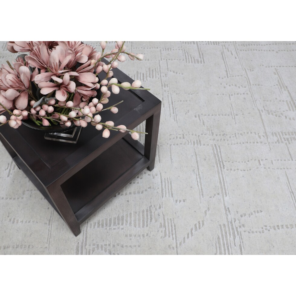 santorini white area rug  x    