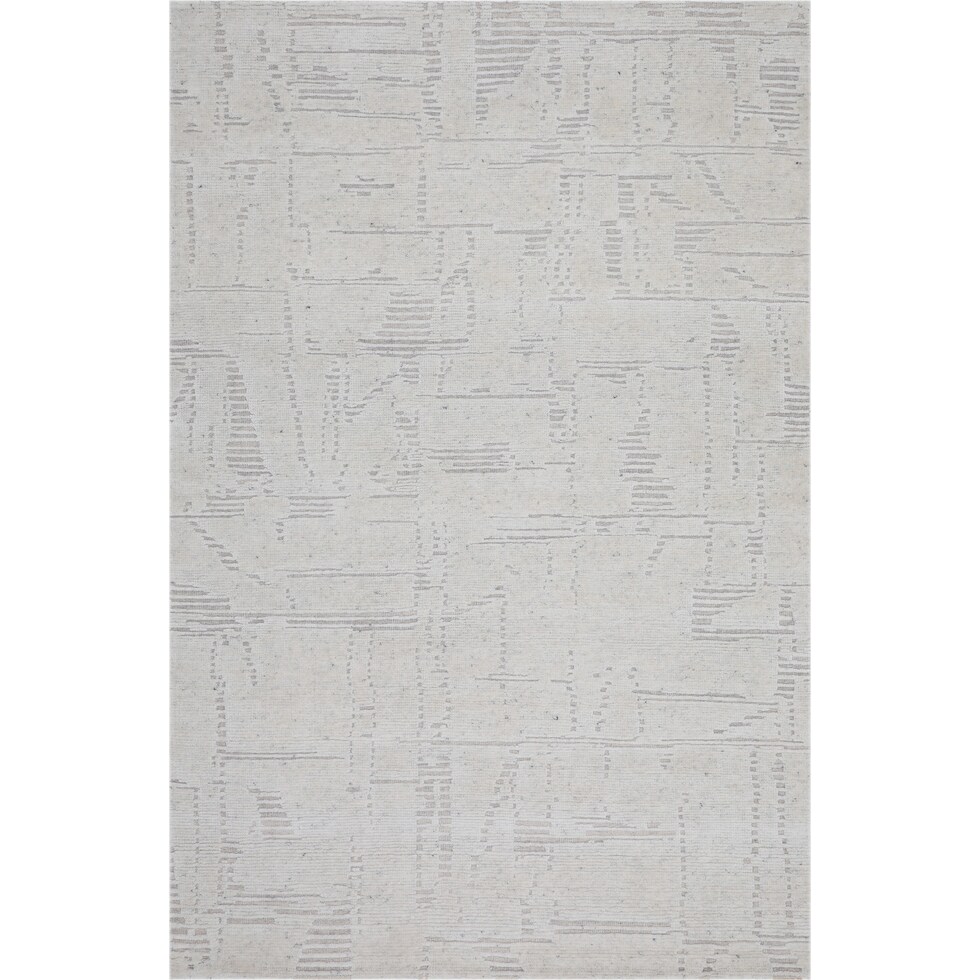 santorini white area rug  x    