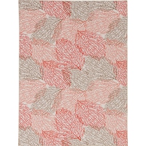 saoirse ivory coral area rug  x    