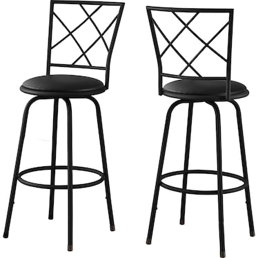 Sara Set of 2 Swivel Bar Stools