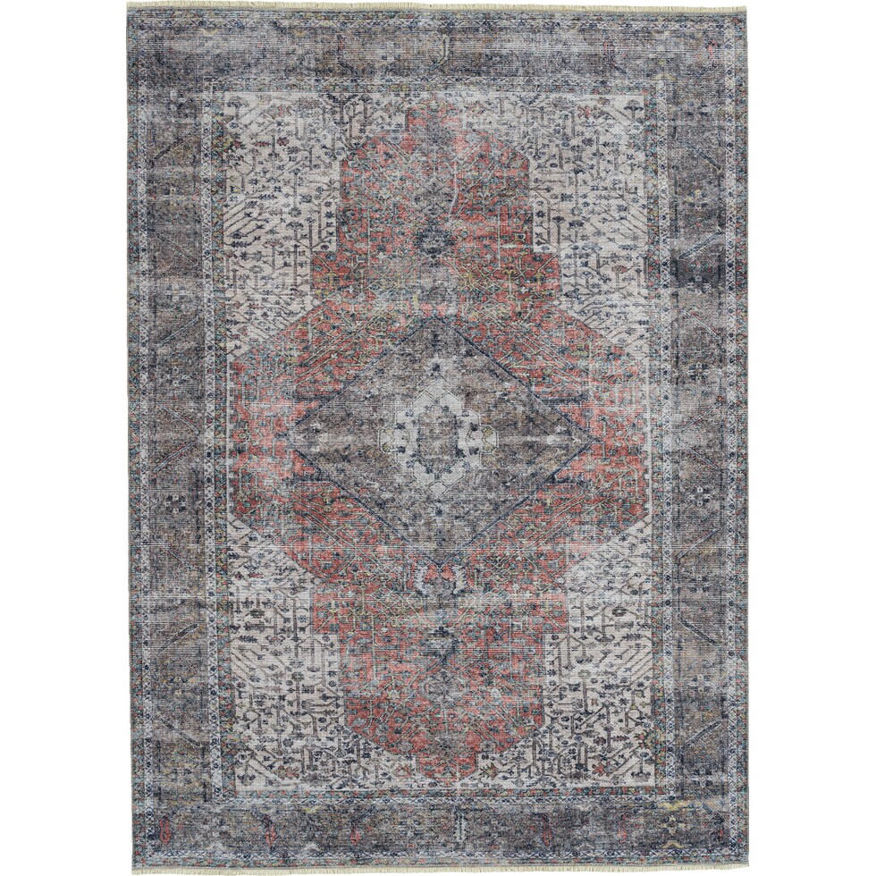 sarafina multicolor area rug  x    