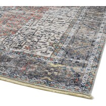 sarafina multicolor area rug  x    