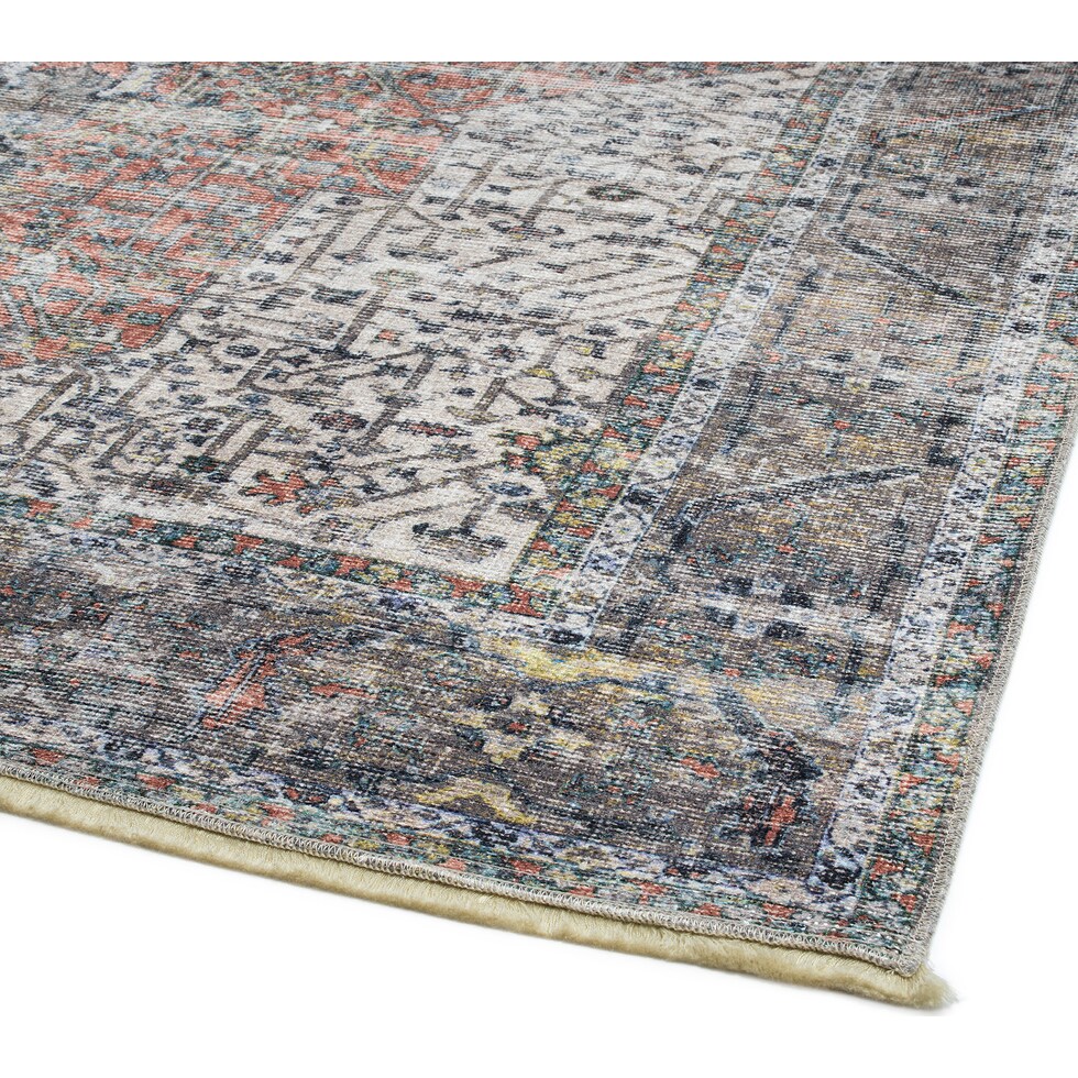 sarafina multicolor area rug  x    