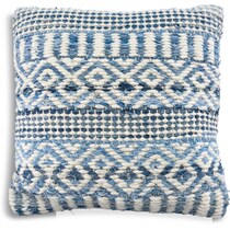 sarah blue accent pillow   
