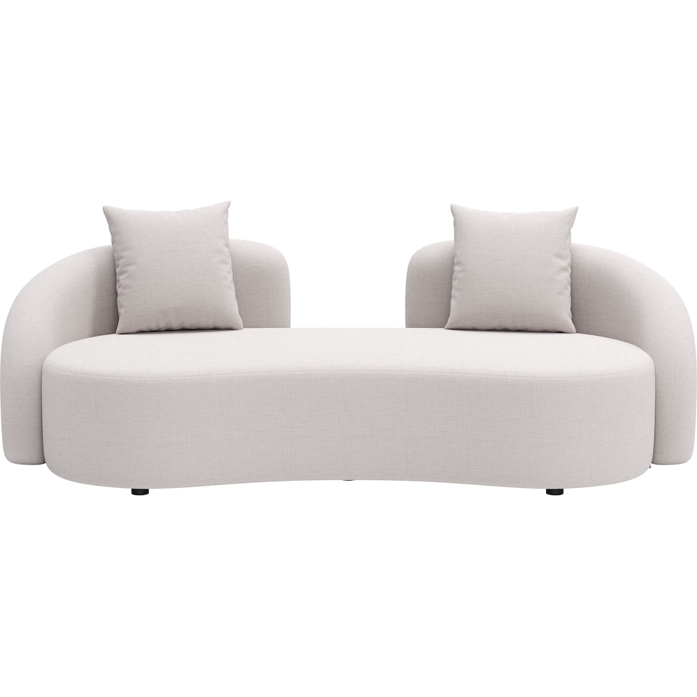 sarasota neutral outdoor loveseat   