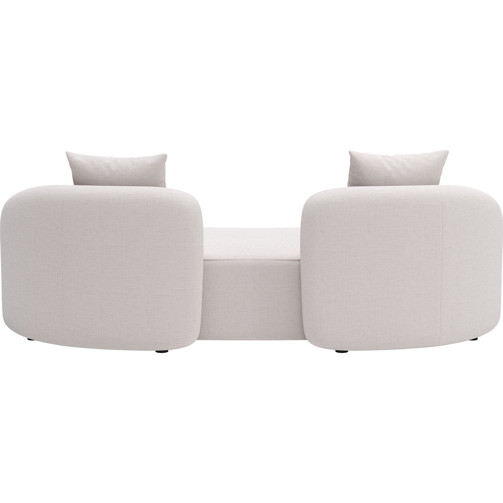 sarasota neutral outdoor loveseat   