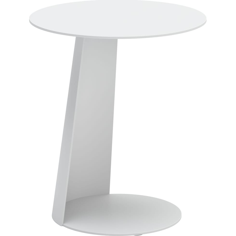 sarasota white accent table   