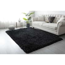 sarezzo black area rug  x    