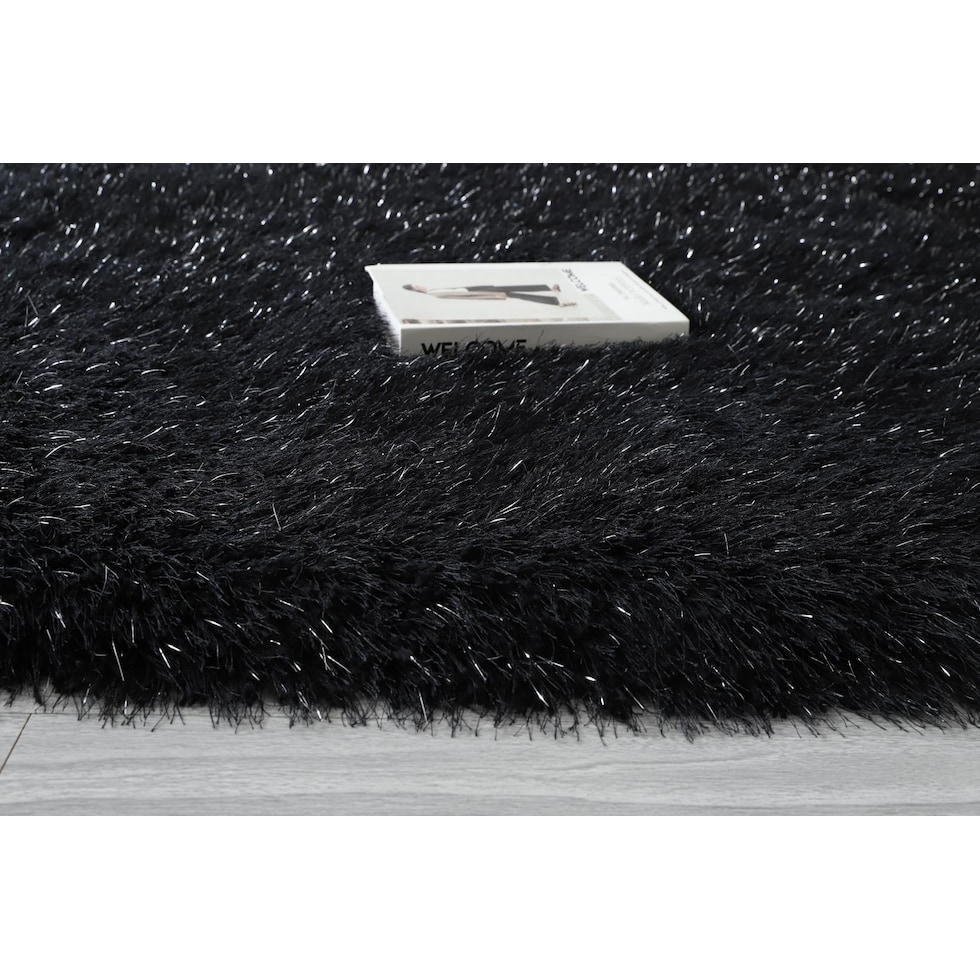 sarezzo black area rug  x    