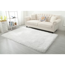 sarezzo white area rug  x    