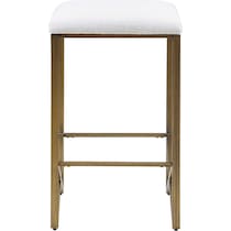 sartorius white counter height stool   