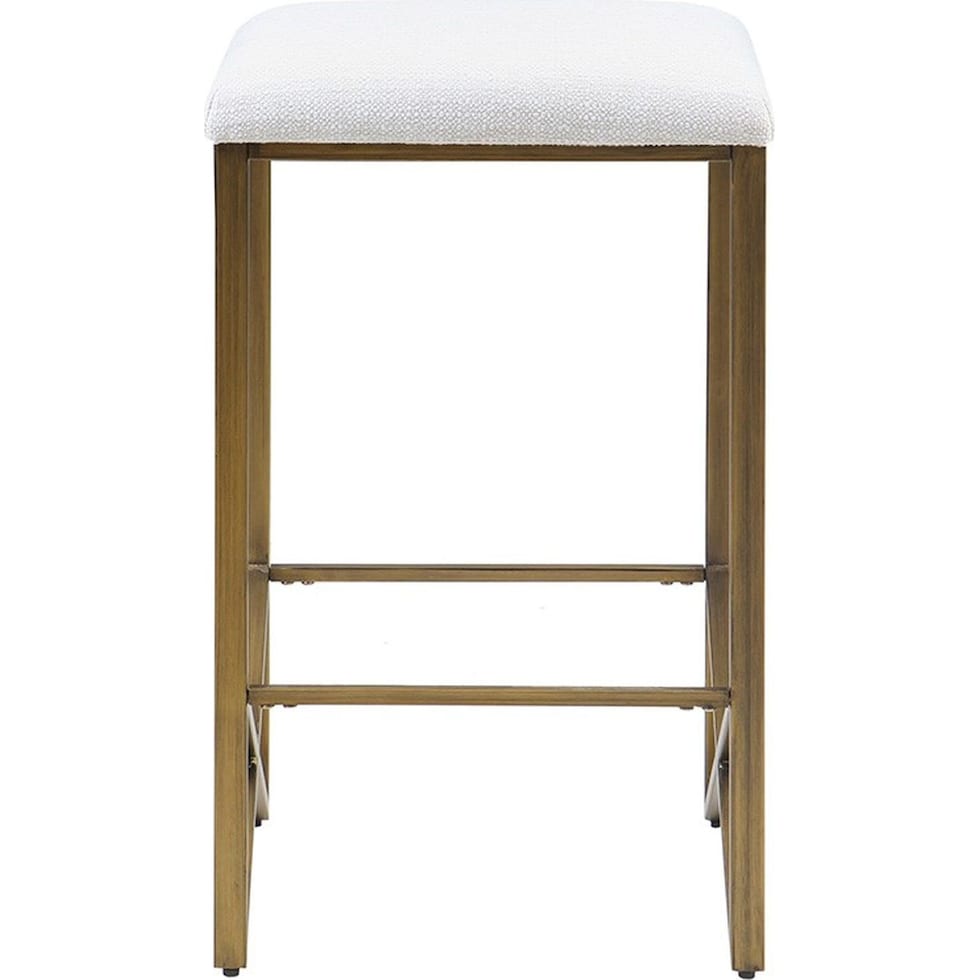 sartorius white counter height stool   