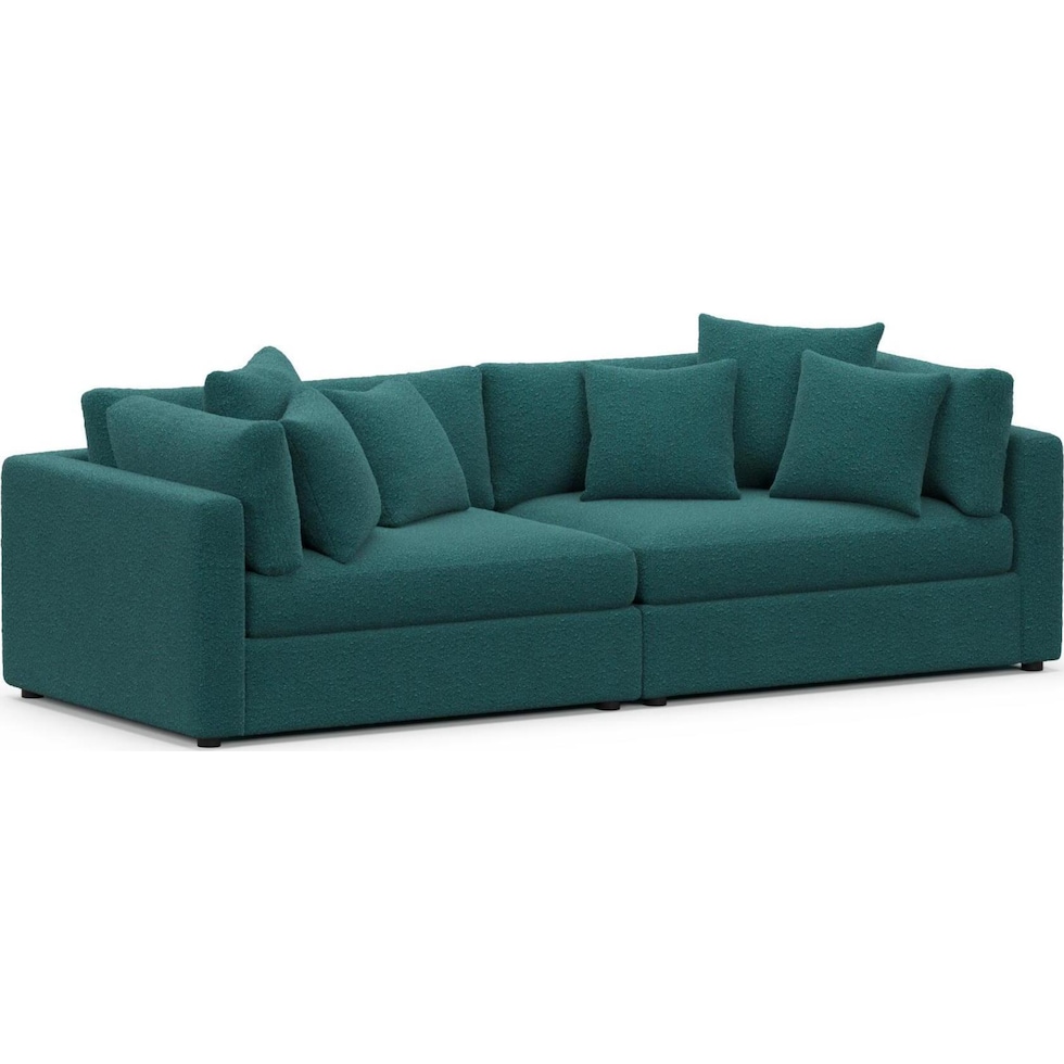 sasha blue sofa   