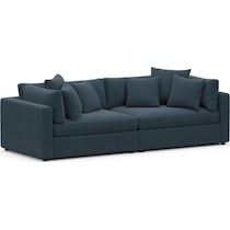 sasha blue sofa   