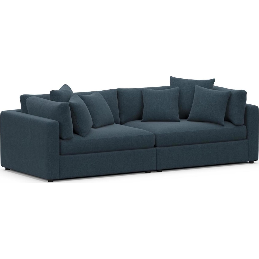 sasha blue sofa   