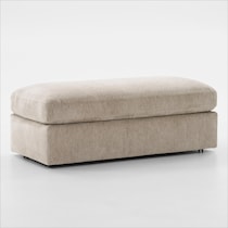 sasha neutral ottoman   