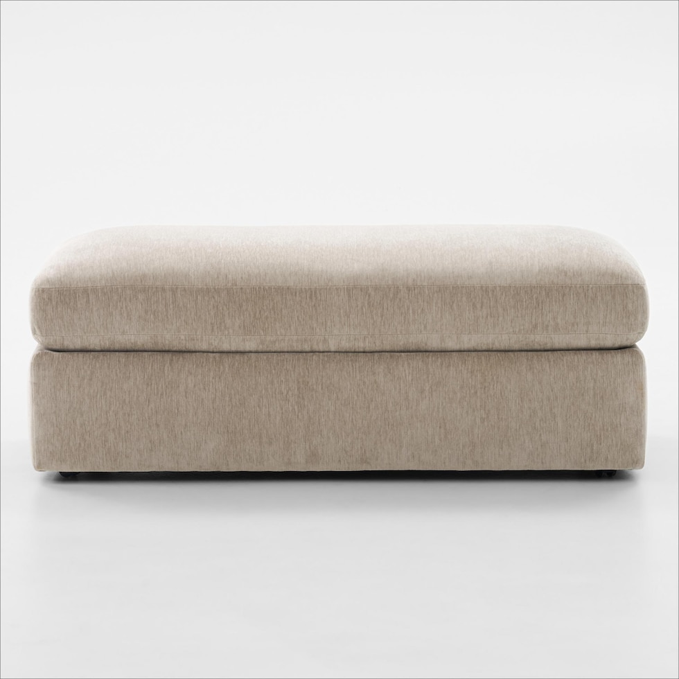 sasha neutral ottoman   