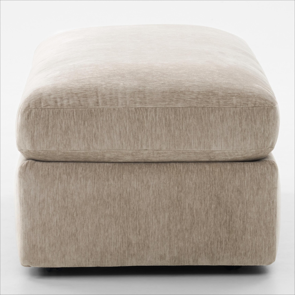 sasha neutral ottoman   