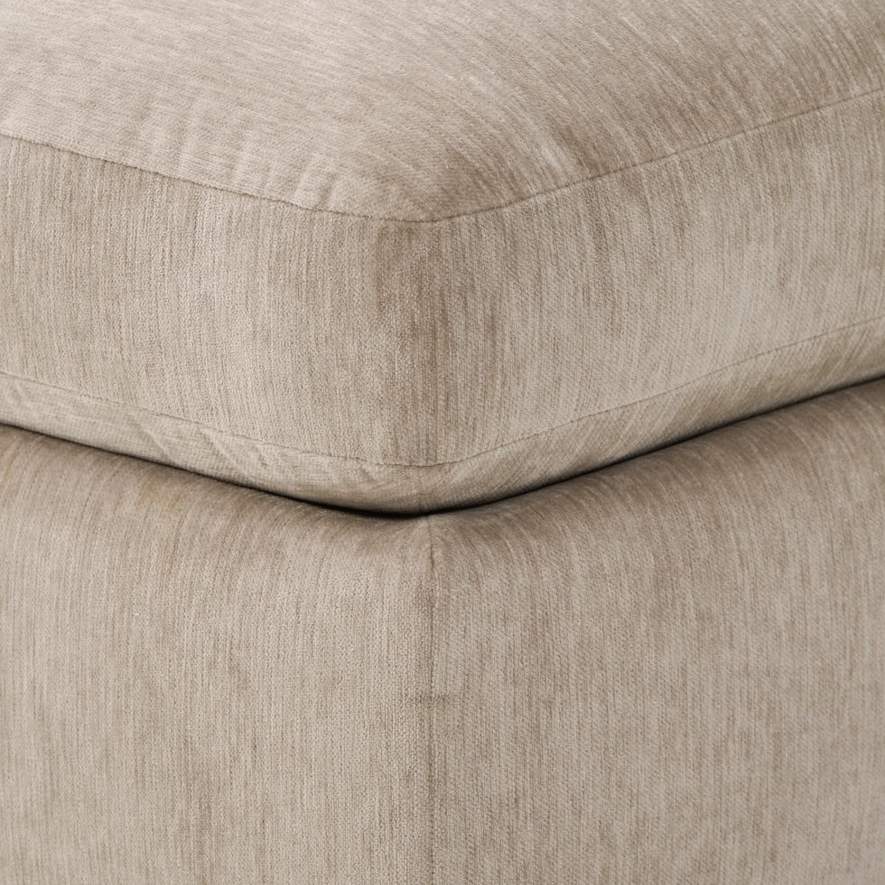 sasha neutral ottoman   