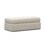 sasha neutral ottoman   