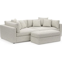 sasha white sectional   