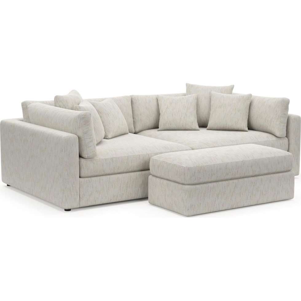 sasha white sectional   