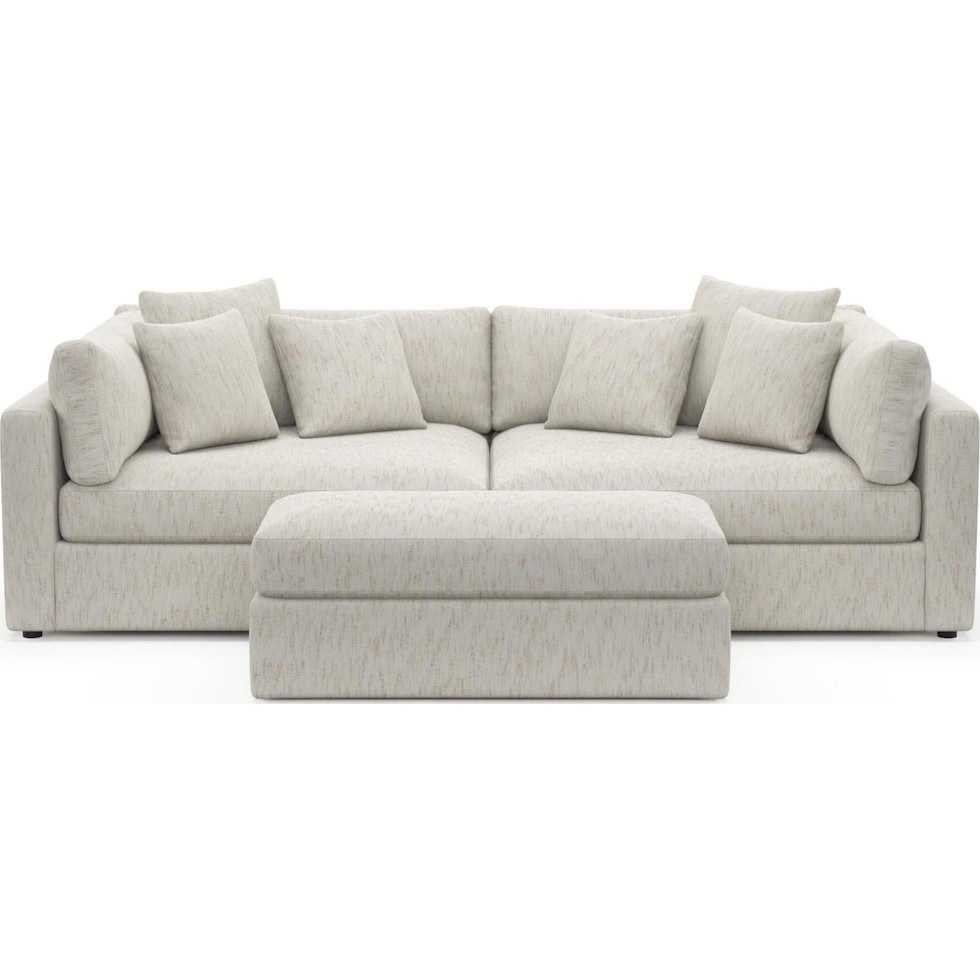 sasha white sectional   