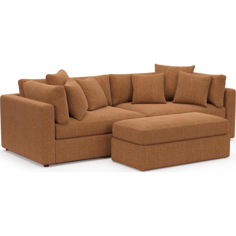 sasha yellow sectional   