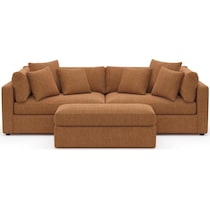 sasha yellow sectional   