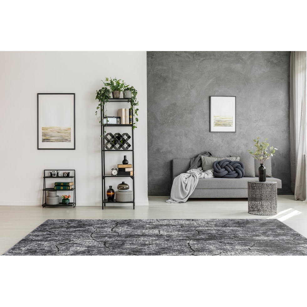 saterlee gray area rug  x    