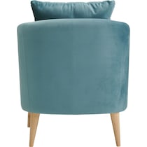 satterlee blue accent chair   