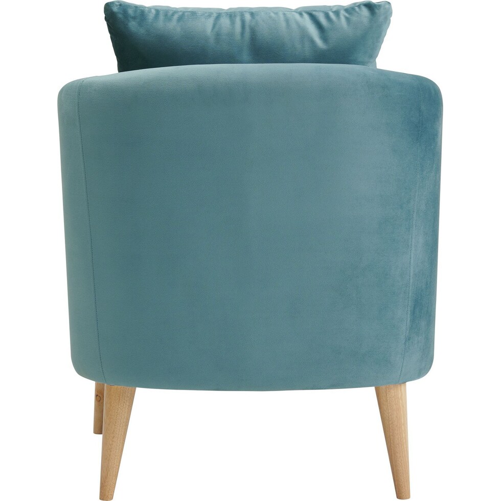 satterlee blue accent chair   