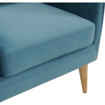satterlee blue accent chair   